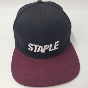 Staple Pigeon Hat Snapback‎ Black Maroon New York City Brand Casual Streetwear
